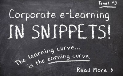 Tenet #3: Corporate eLearning in Snippets